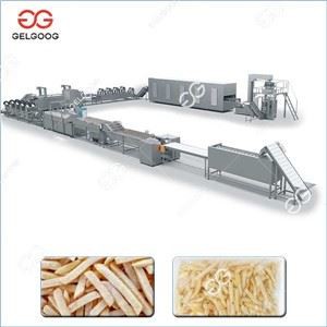 Frosne pommes frites behandlingslinje